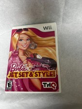 Barbie: Jet, Set & Style Nintendo Wii 2011 Complete in Box with Manual