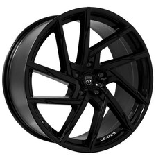 20x10 Lexani Wheels Senna Gloss Black Rims 4pcs