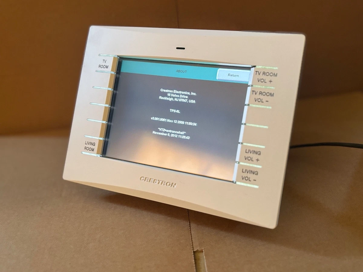 Crestron TSR-302-B Telecomando Touchscreen Portatile – Con Dock E Alimentatore - 3