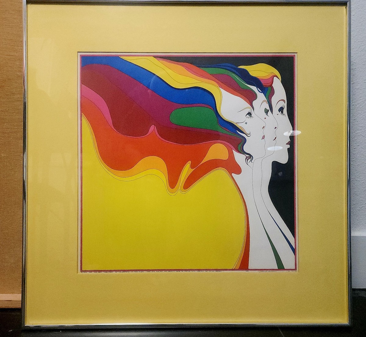 【サイン入り原画】ジョンルークイーストマンJohn Luke Eastman Vintage 1975 JOHN LUKE EASTMAN SIGNED LITHOGRAPH FRAMED WALL