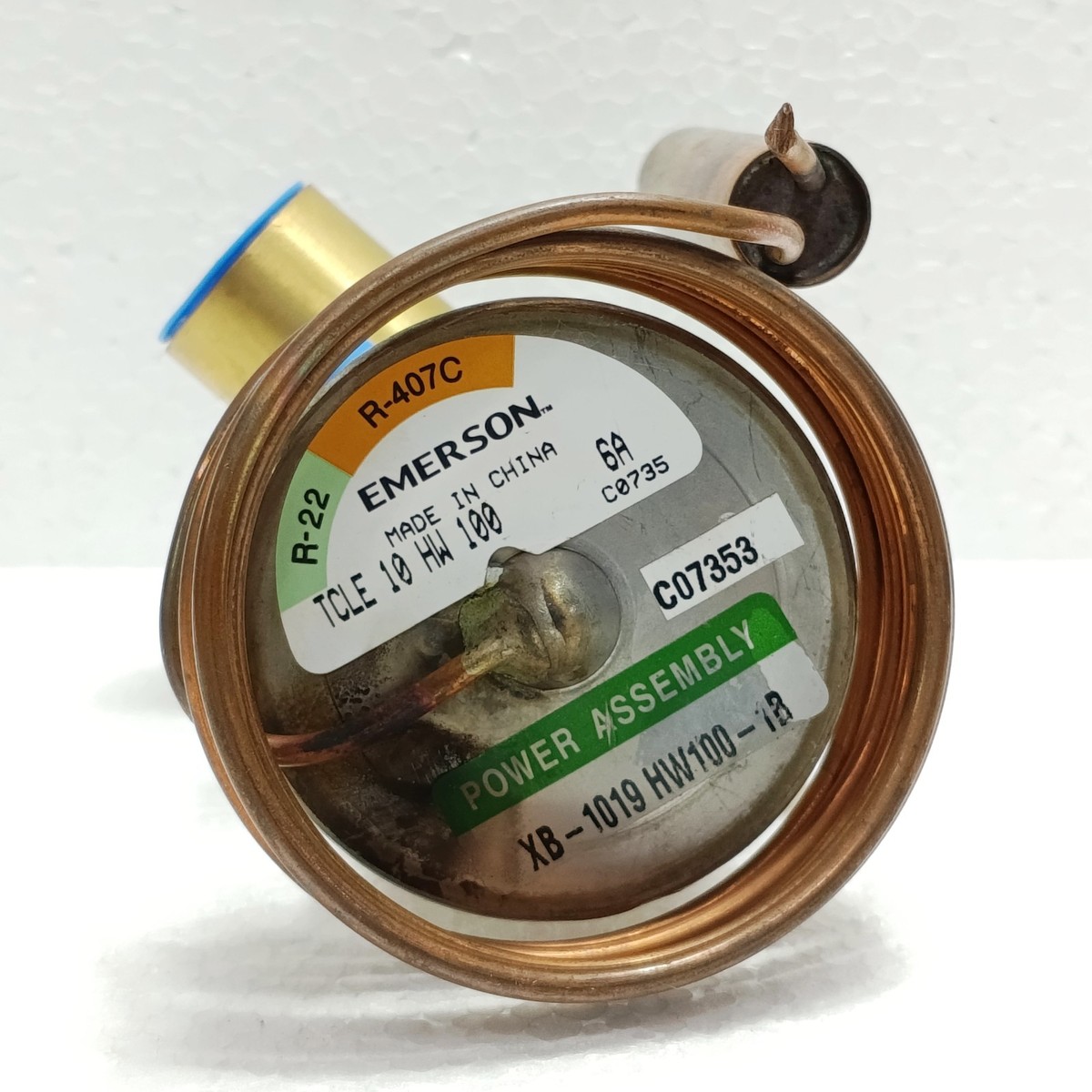 Emerson TCLE 10 HW 100 TXV Thermal Expansion Valve R22 R407C 10