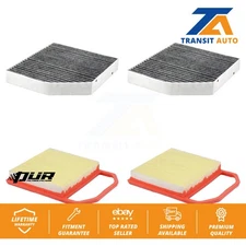 Air Cabin Filters (4 Total) Kit For Mercedes-Benz C43 AMG GLC43 C400 E400 E43