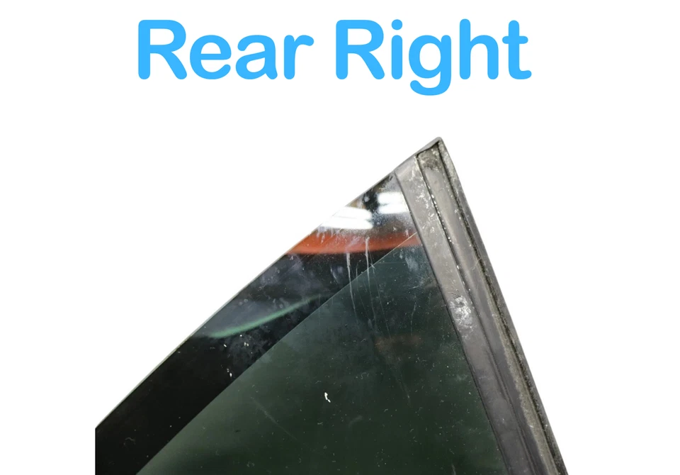 04-09 Cadillac XLR Cuarto de cristal trasero derecho pasajero ventana 88956603 OEM Foto 3 de 4