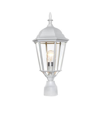 Maxim Lighting 1005WT Westlake 21'' Outdoor Post Mount in White 60W-NEW