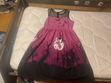 Halloween Dark Purple And Black Dress