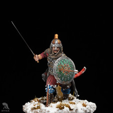 Soldatino giocattolo dipinto tartaro-mongolo con spada 54 mm prevendita | Arte