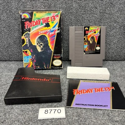 Friday the 13th NES Complete w/ Manual & Box CIB VGC - Photo 1/4