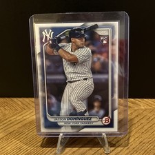 Topps 2024 Bowman Jasson Dominguez Rookie Base #17 New York Yankees Baseball
