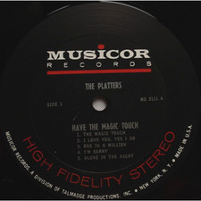 THE PLATTERS HAVE THE MAGIC TOUCH LP 12" VINYL RECORD G MUSICOR QUICK SHIP