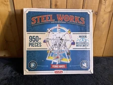 Ferris Wheel Steel Works classic Metal Construction Set Building Schylling New