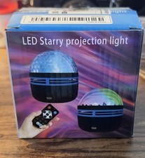 NEW LED Starry Projection Light Night Light Projector with Remote Control - NIB