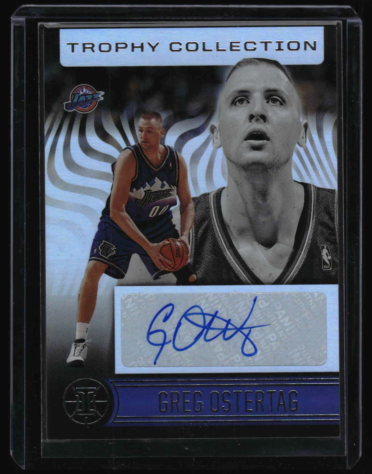 2020-21 Panini Illusions #TC-GRO Greg Ostertag Trophy Collection Signatures