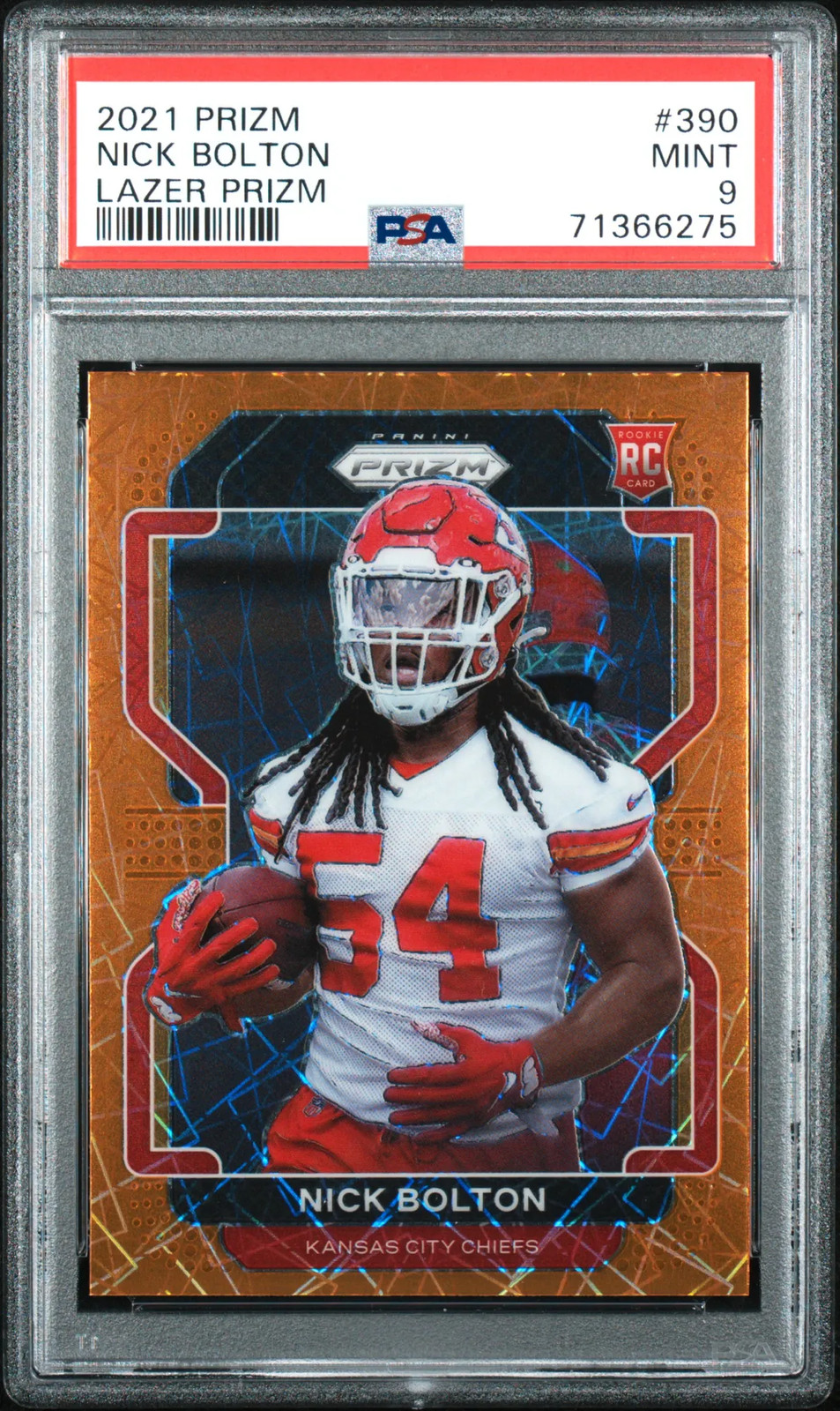 Nick Bolton Panini Prizm #390 Lazer