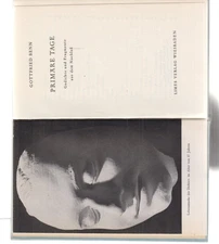 Primary Days. Estate Poems And Fragments. Afterword Max Niedermayer. 