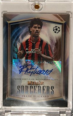 2022 Topps Merlin Chrome UEFA Frank Rijkaard Sorcerers Auto #SA-FR Milan