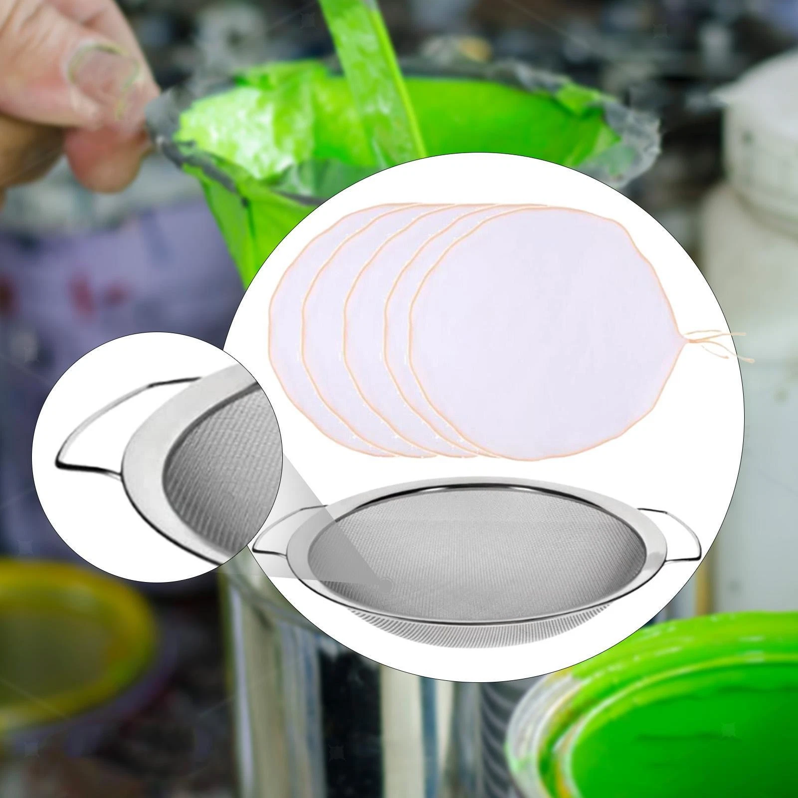 Paint Strainer Paint Filter Emulsion Honey Replaces Multipurpose Stainless Steel
Opens in a new wind
