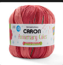 Caron special edition anniversary cakes holly jolly 6 100 acrylic 35.3 ozs
