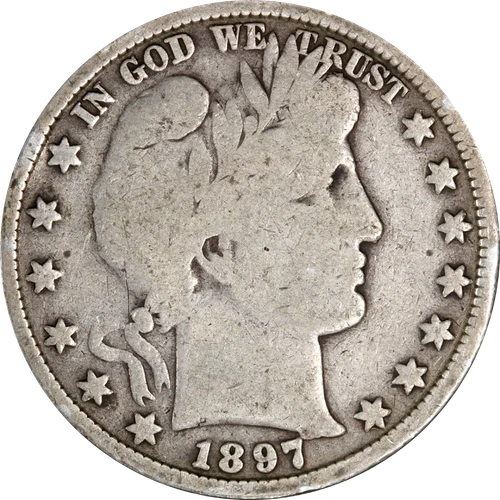 1897-P Barber Half Dollar