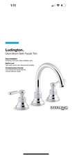 KOHLER Sterling T29364-4-CP Ludington Bathtub Faucet Set Chrome New TRIM ONLY
