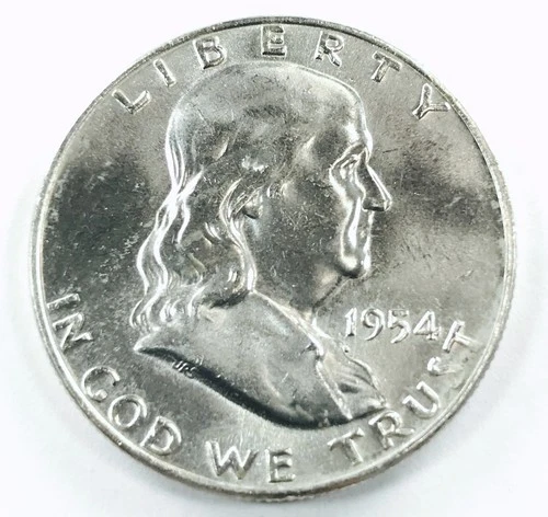 *1954 DENVER FRANKLIN HALF DOLLAR* *GEM BU++* NR #P2399