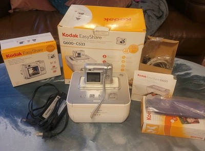 Kodak EasyShare C533 + G600  Digital Camera & PRINTER DOCK- Silver 