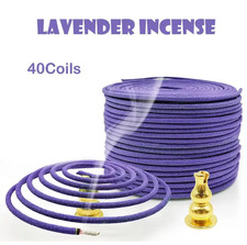 18/40pcs Lavender Aromatherapy Coils Long-Las...