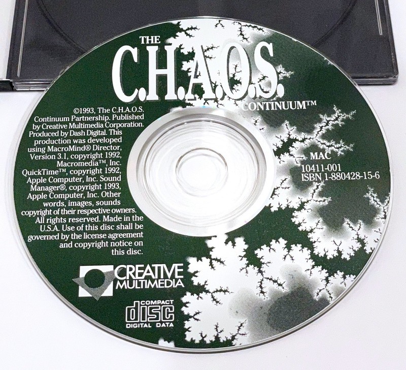 The CHAOS C.H.A.O.S. Continuum by Creative Multimedia for Mac from 1993