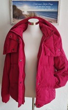 Winterjacke Jacke Kurz Wattiert Rot Gr 44 Dam...