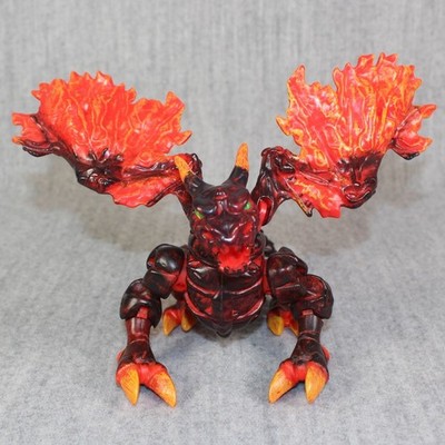 MEGA BLOKS Dragons Fire & Ice Red Dragon Action Figure 9892 No Egg 2010s Toy