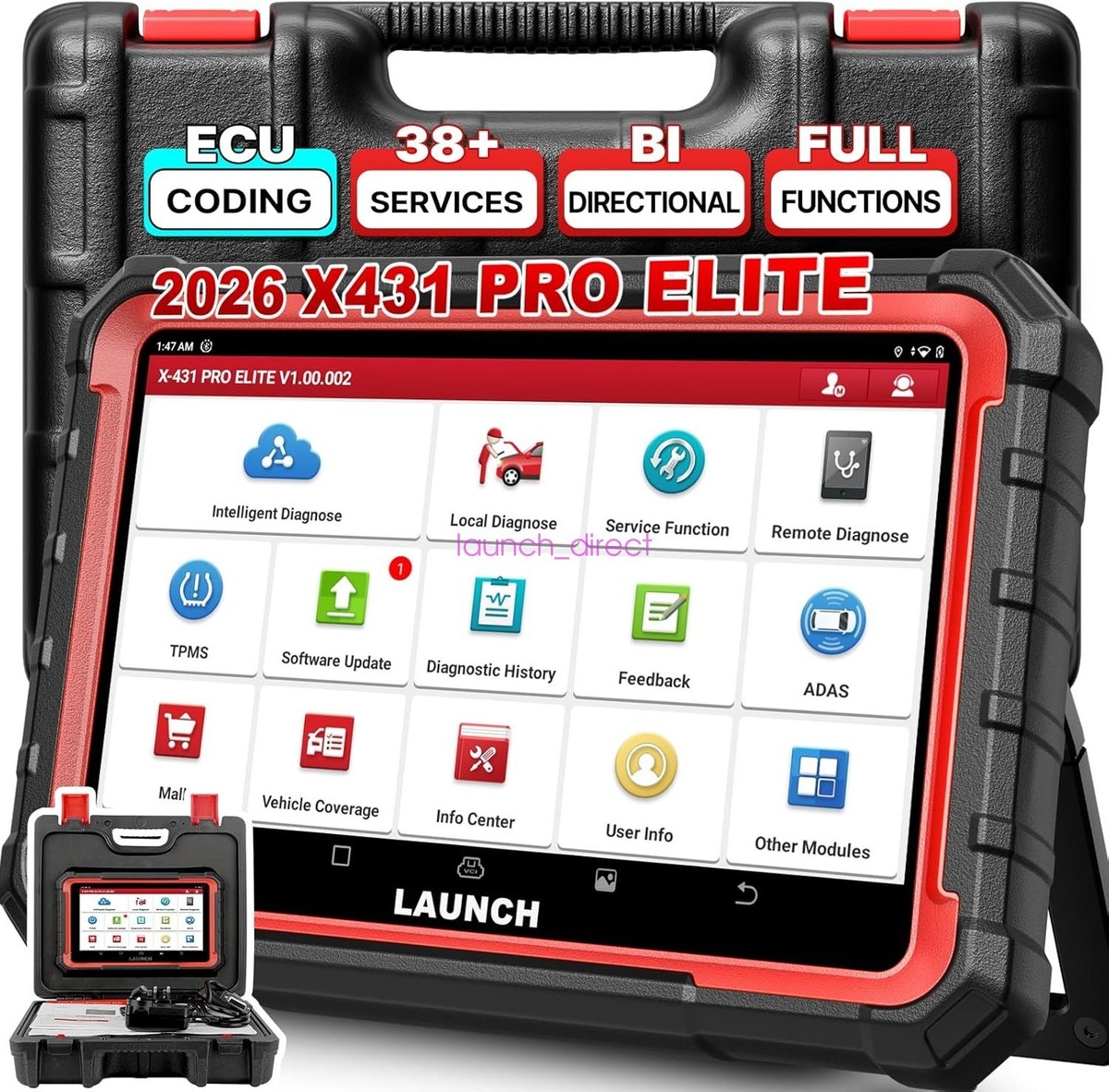 2026 Newest X431 Pro Elite V+ PRO 5 Bidirectional Car Diagnostic