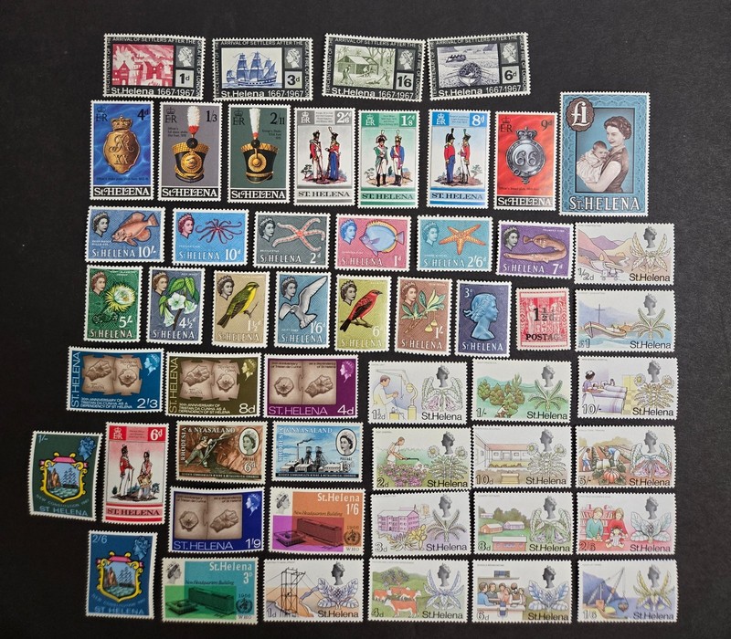 St. Helena stamp selection, MNH/MLH VF/XF , lot # 404H