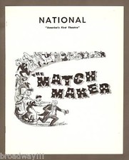 Ruth Gordon "THE MATCHMAKER" Thornton Wilder 1957 Washington, D.C. Playbill