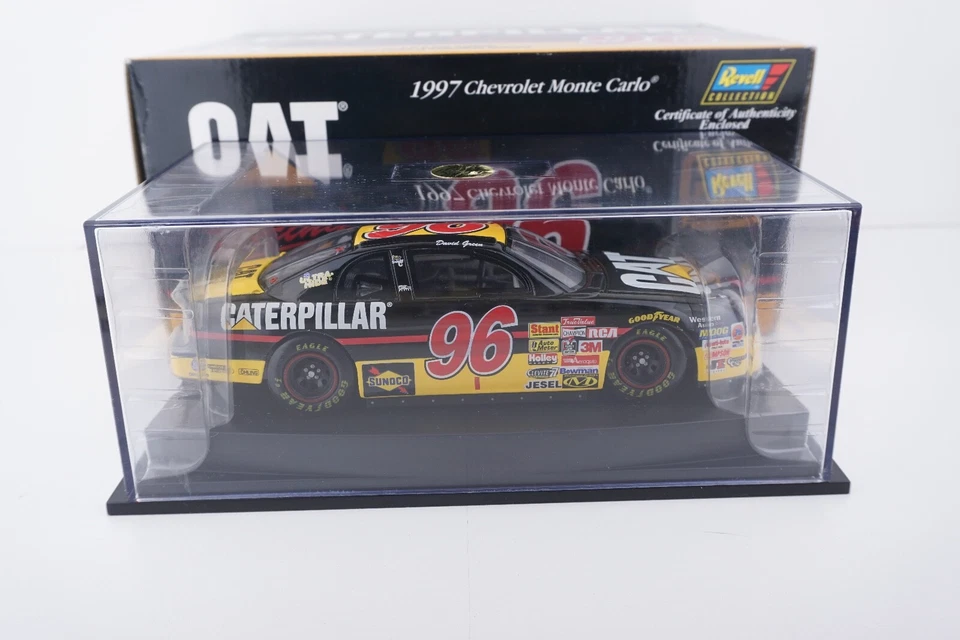 Vintage 1997 Revell Collection CATERPILLAR #96 David Green 1:24 Diecast NASCAR - Image 3 of 4