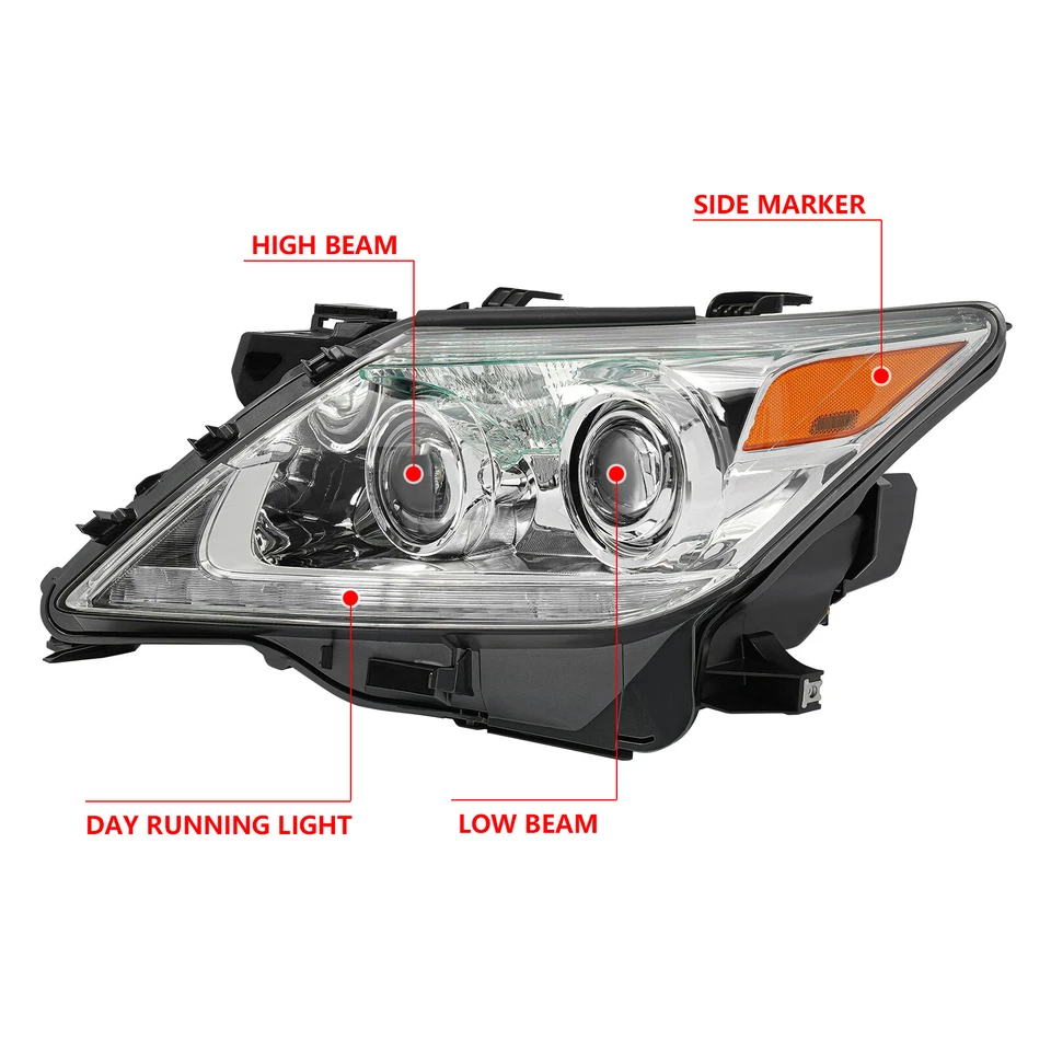 For 2013 2014 2015 LEXUS LX570 HID XENON Left Driver Side OEM Headlight Foto 2 de 4