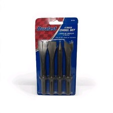 Duralast Air Hammer 4 Chisel Set Kit Fits All 401 Shank Air Hammers