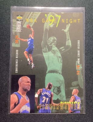 1997-98 Upper Deck Collector's Choice NBA Game Night Minnesota Timberwolves Team