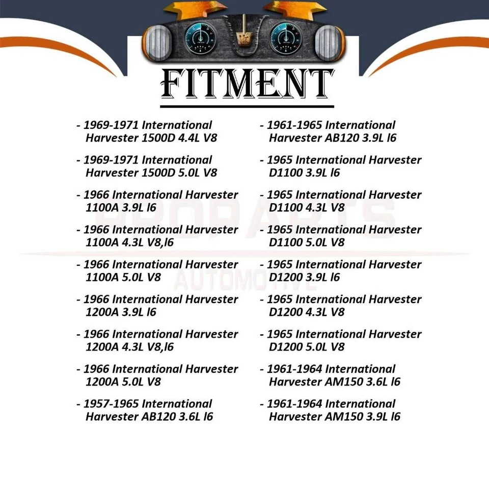 Manguera de freno trasera Sunsong 2x para 1959 1960 International Harvester B122 3,9 L Foto 2 de 4
