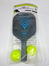 New Franklin Jet Dual Pickleball Paddle Set 2 Comfort Cushion Stitched Handle