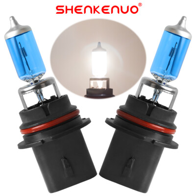 9007/HB5 Halogen Headlight Bulbs Kit White High Low Beam Light 100/80W 12V 2PCS