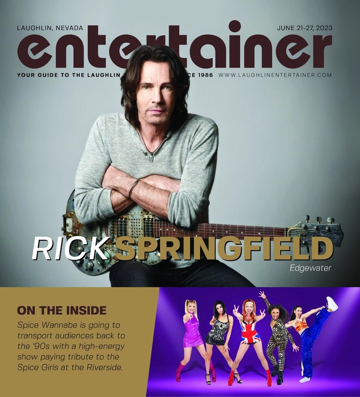RICK SPRINGFIELD & SPICE WANNABE ON COVER OF RARE MAGAZINE!  OOP!