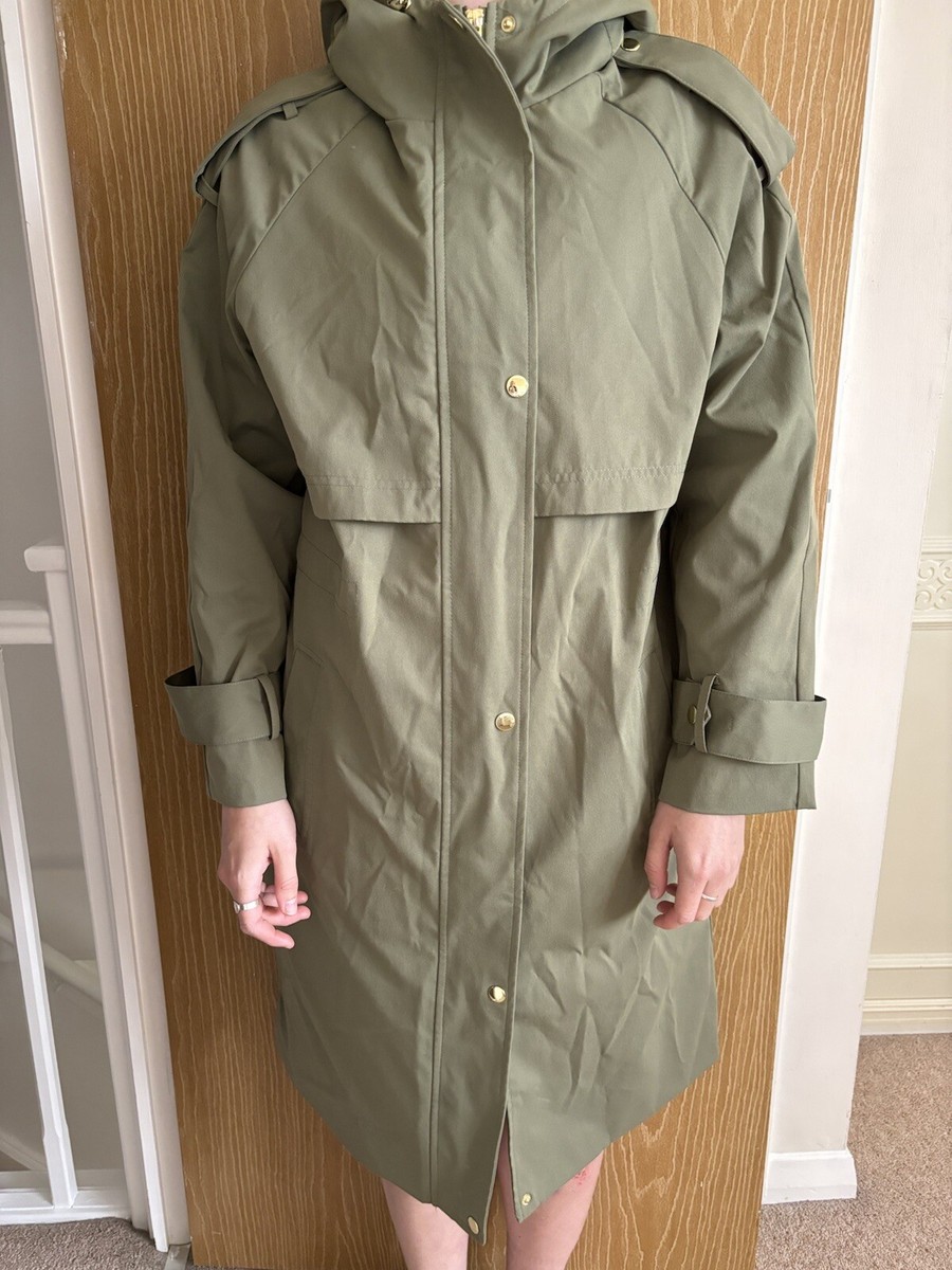Khaki Green Next Womens Waterproof Jackets Verney Carron Womens