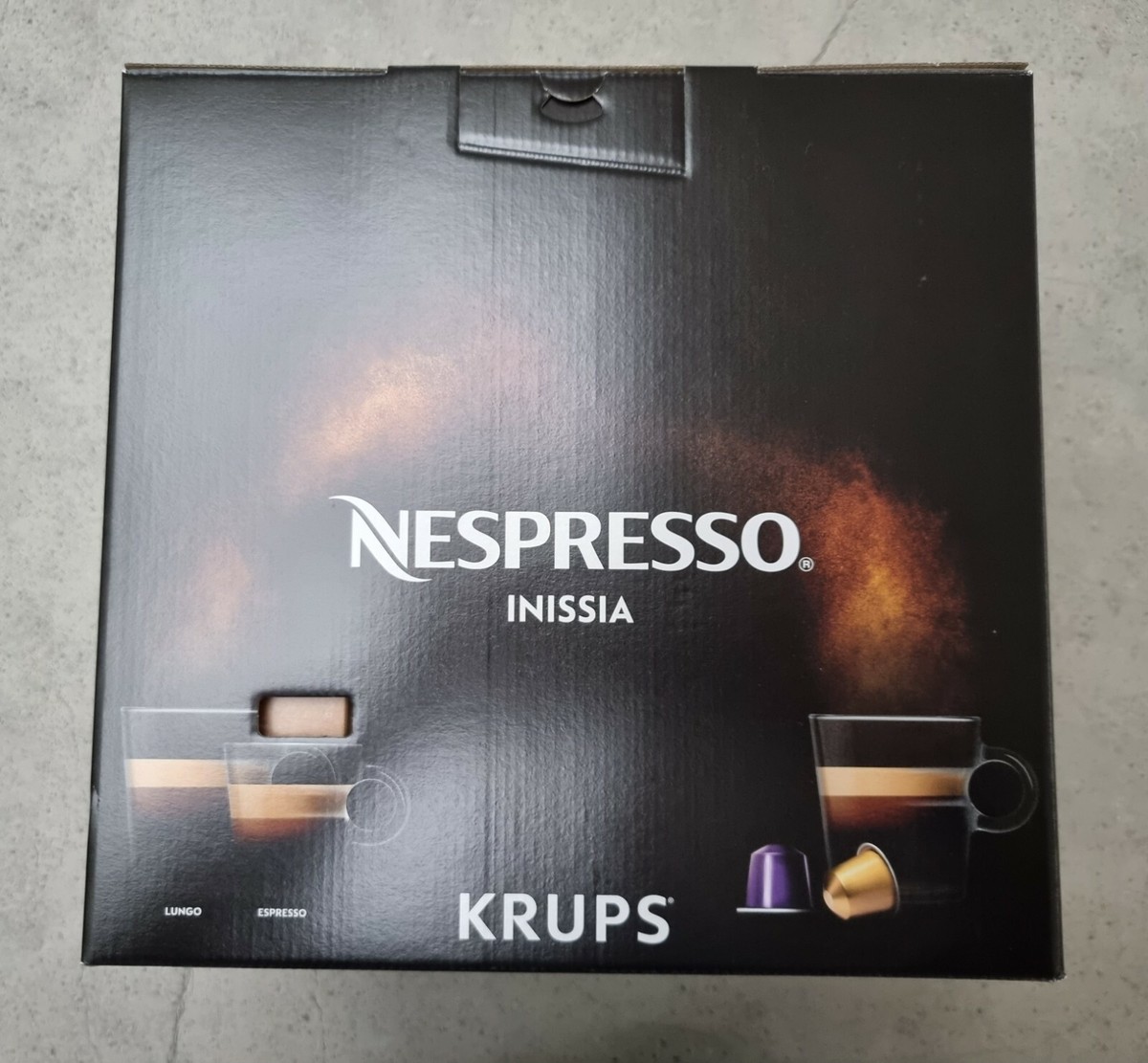 Nespresso Inissia Coffee Machine, Black, Nespresso Warranty, over 300 sold  7640156770803