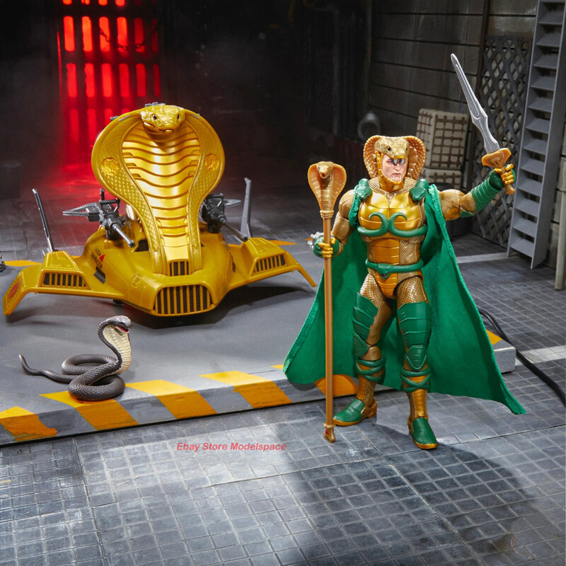 In STOCK Gi Joe Serpentor & Air Chariot 1/12 Action Figure