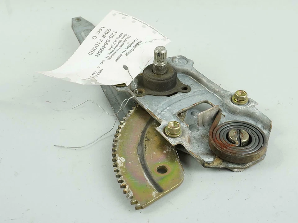 1993 - 1997 Toyota Corolla Window Regulator Door Rear Left Side Lh Driver Oem Foto 4 de 4