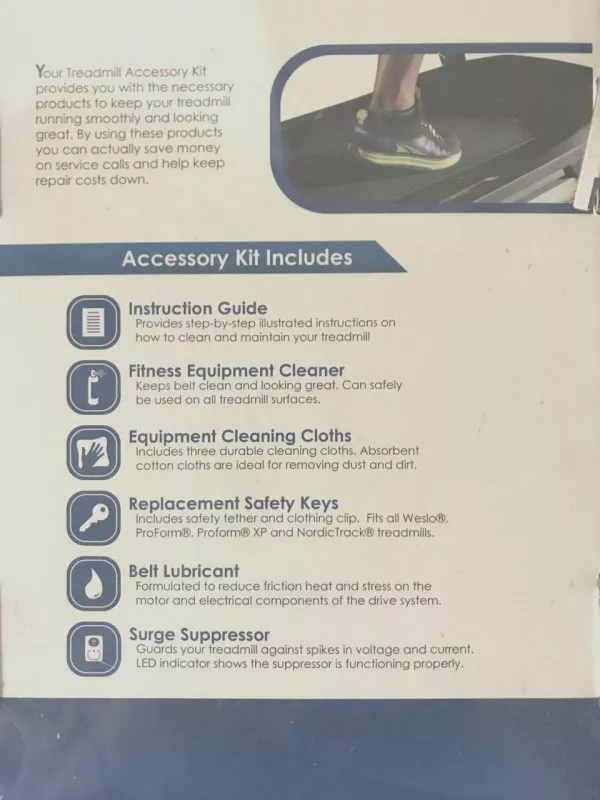 Treadmill accessory kit sale