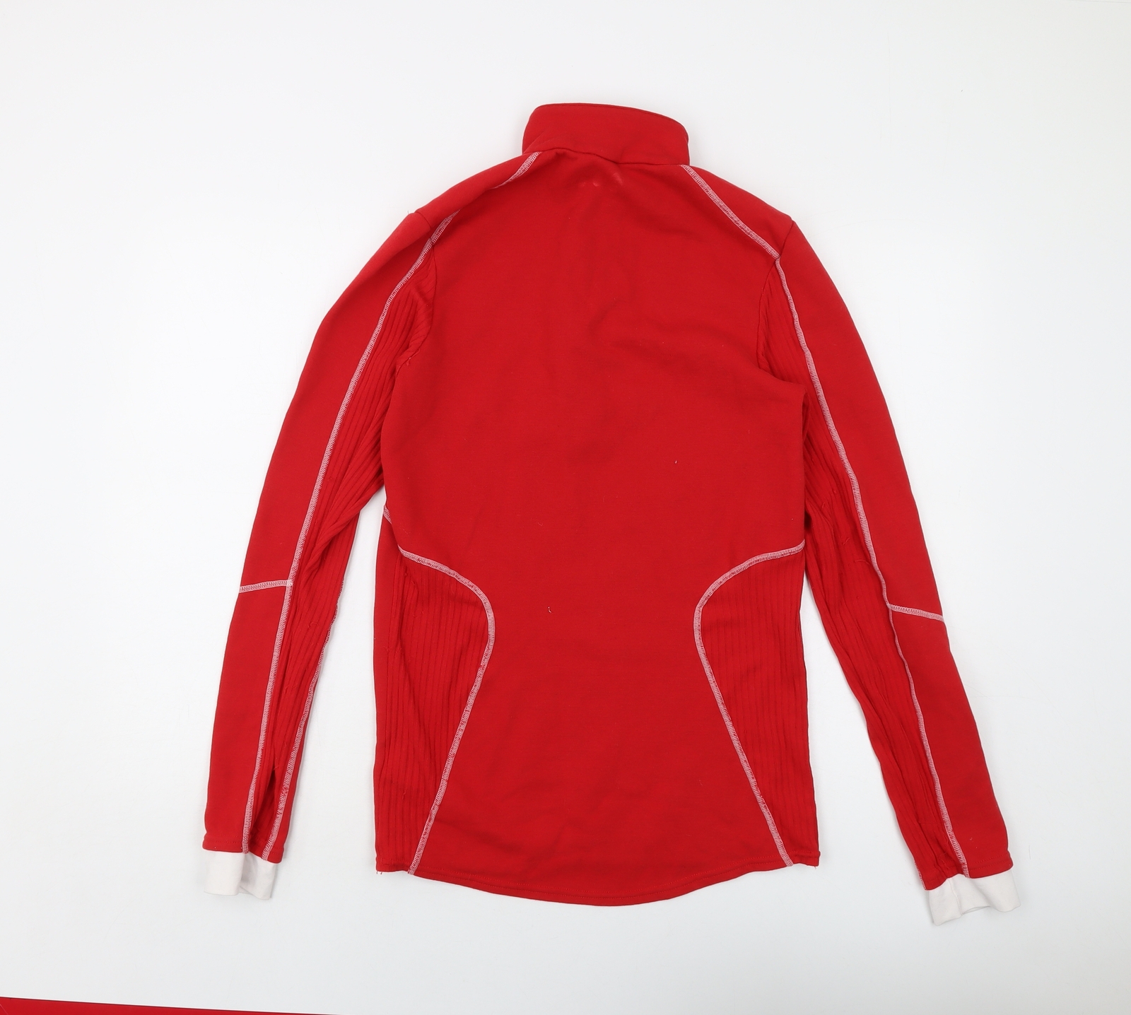 Oxylane Mens Red Polyester Pullover Sweatshirt Si… - image 2