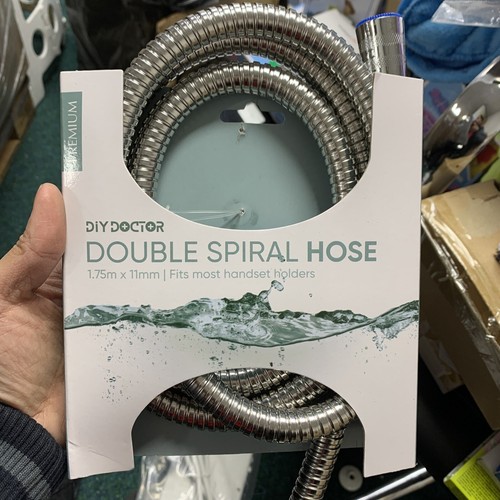 Premium DIY DOCTOR1.75m (69”) Stainless Steel Replacement Shower Hose Anti-Kink - Picture 2 of 3