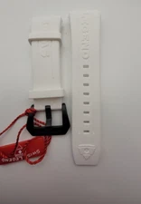 Swiss Legend Trimix Watch Strap Band Silicone White