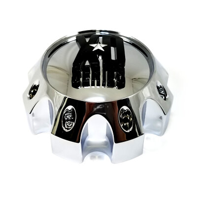 XD (by KMC) Chrome Wheel Center Hub Cap 2.75H Bolt-On Closed-End
