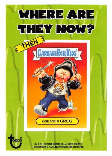 GARBAGE PAIL KIDS 2011 FLASHBACK SERIES 2 PICK-A-CARD YELLOW BASE STICKERS TOPPS - Picture 297 of 321